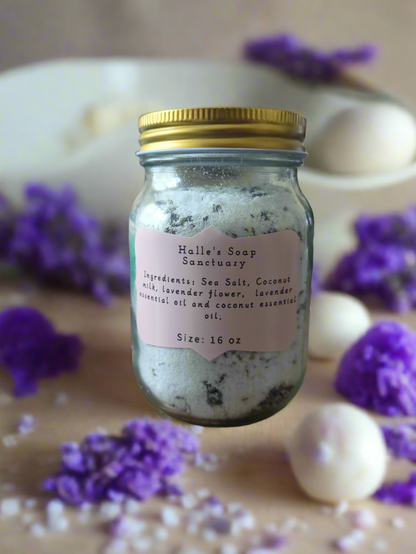 Soothing Lavender & Coconut Bath Salts