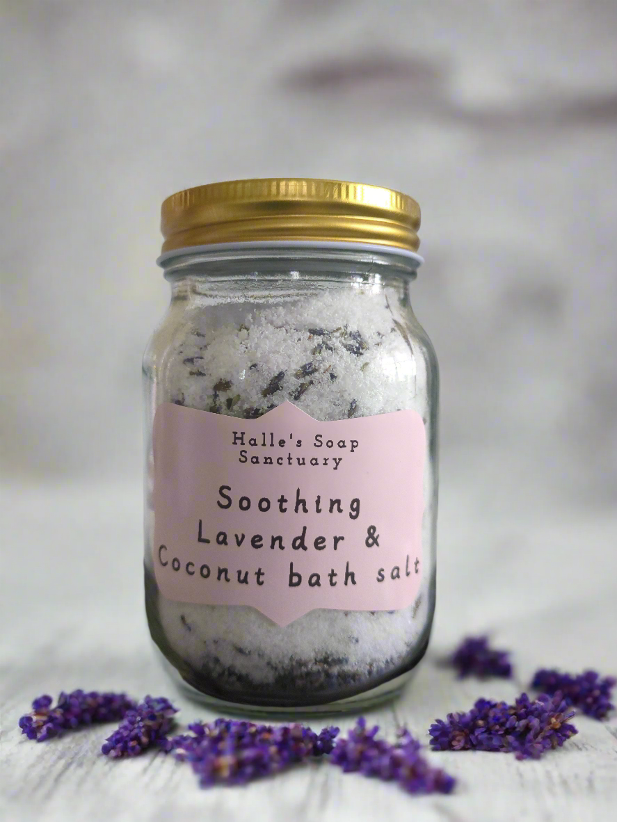 Soothing Lavender & Coconut Bath Salts