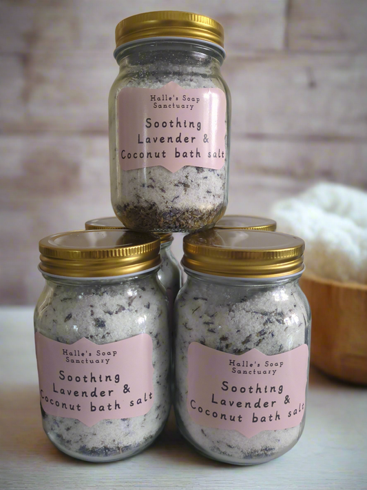 Soothing Lavender & Coconut Bath Salts